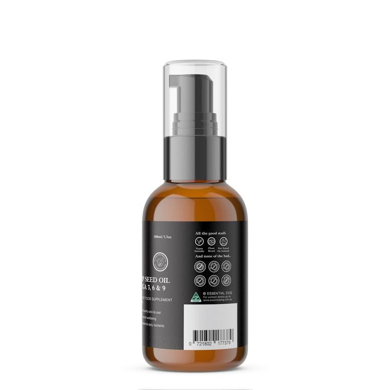 Load image into Gallery viewer, Essential Dog100% Raw Hemp Seed Oil for Dogs 4x100ml
