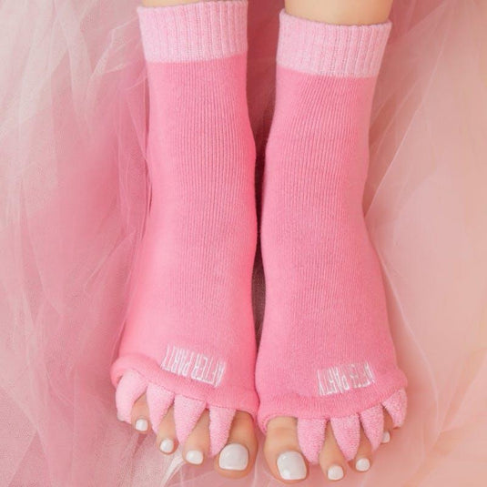 High Heel Jungle After Party Soft Foot Alignment Socks Pink