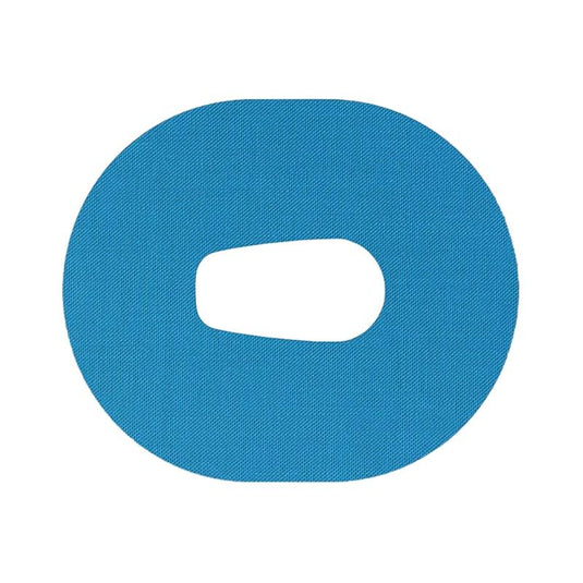 Glucology 25 Pack CGM Patches for Dexcom G6 Blue