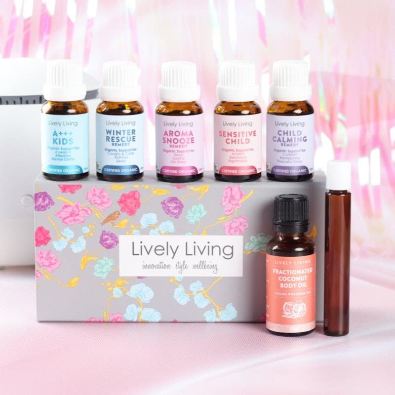 Load image into Gallery viewer, Lively Living Kids Collection 5x 15ml Organic Essential Oils 1unit
