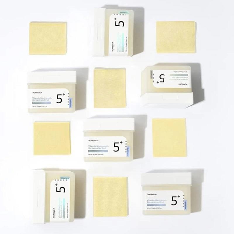 Load image into Gallery viewer, Numbuzin No.5 Vitamin-Niacinamide Concentrated Pad 70 Pads
