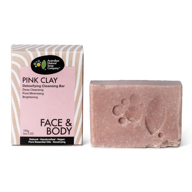 Load image into Gallery viewer, Australian Natural Soap Company Pink Clay Detoxifying Cleanser 3Pack
