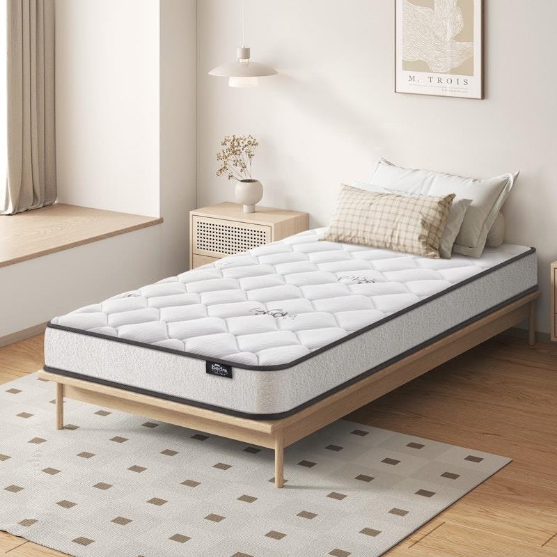 Load image into Gallery viewer, Bedra Bedding Single Mattress Bed Luxury Medium Firm Foam Boucle Bonnell Spring 16cm 1unit
