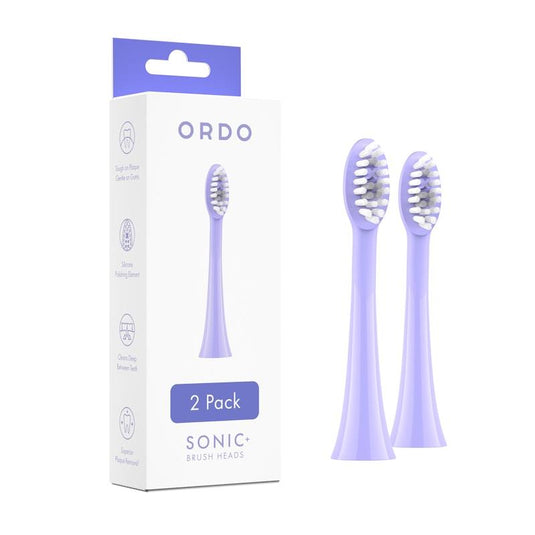 ORDO Sonic+ Toothbrush & 2x Brush Head Bundle Pearl Violet