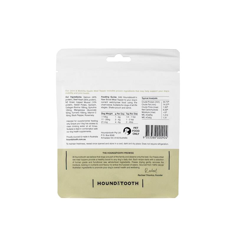 Load image into Gallery viewer, HOUNDZTOOTH Joint &amp; Mobility Health Raw Boost Meal Topper for Dogs 60g
