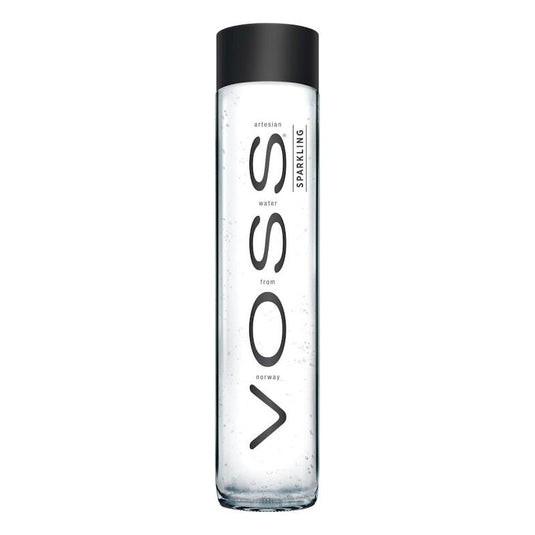 Voss Sparkling Water Glass 375mL 24Pack