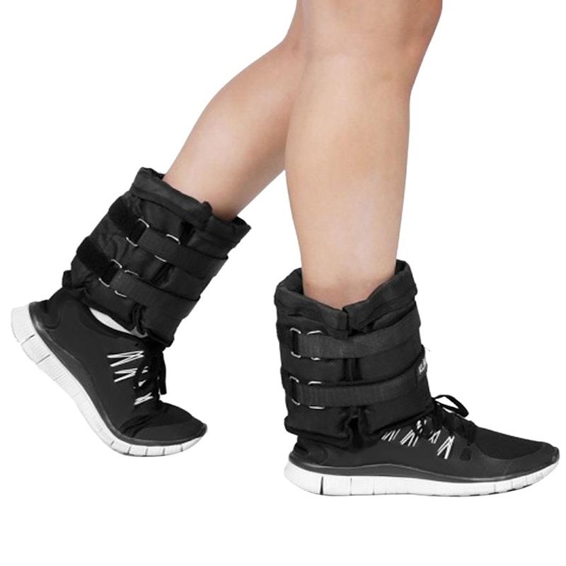 Load image into Gallery viewer, Powertrain Adjustable Ankle Weights Gym Equipment Wrist Fitness Yoga 2x1Kg
