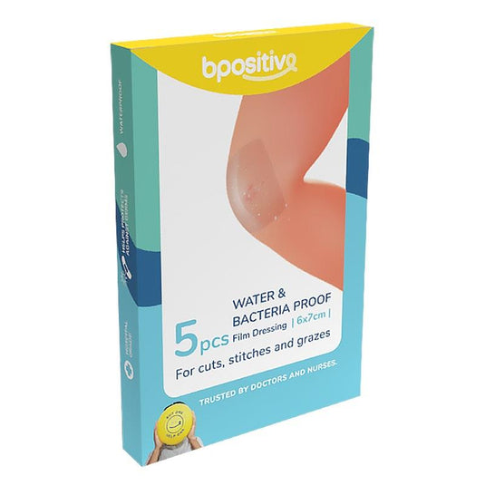 bpositive Water & Bacteria-Proof Dressing 6x7cm 2Pack
