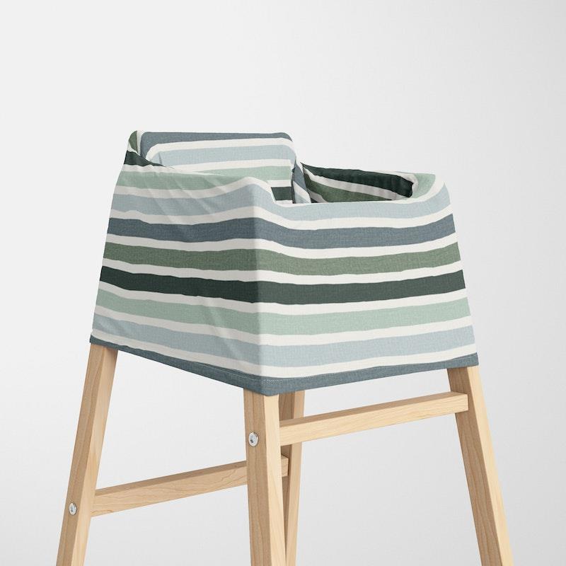 Load image into Gallery viewer, Zoe Sage 5 in 1 Multi-Use Mama Cover Green Stripes 1pc
