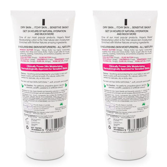 Hope's Relief Moisturising Lotion 2Pack