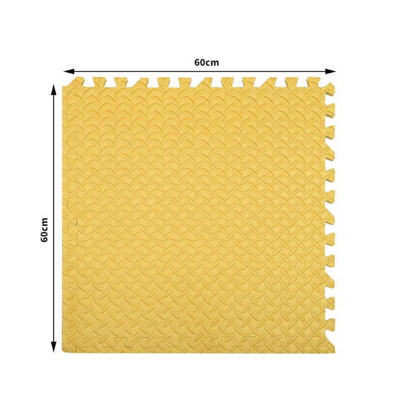 Load image into Gallery viewer, BoPeep EVA Foam Kids Play Mat Floor Baby Crawling Interlocking Waterproof Yellow 4Pack
