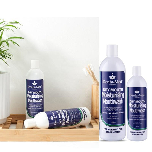 Denta-Med Moisturising Mouthwash 250mL & 500mL Bottles Bundle