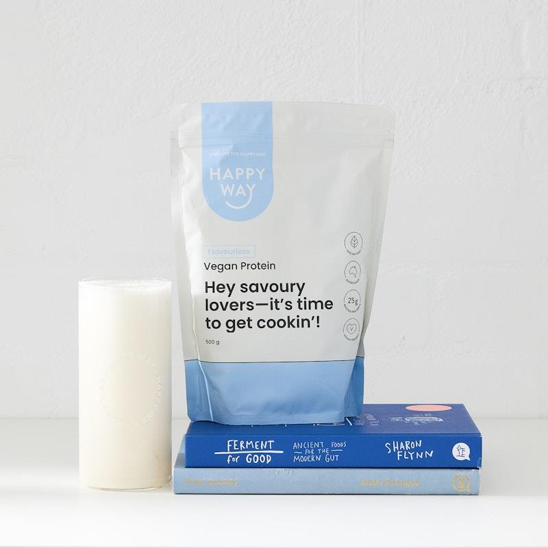 Load image into Gallery viewer, Happy Way Flavourless Vegan Protein Powder 500g
