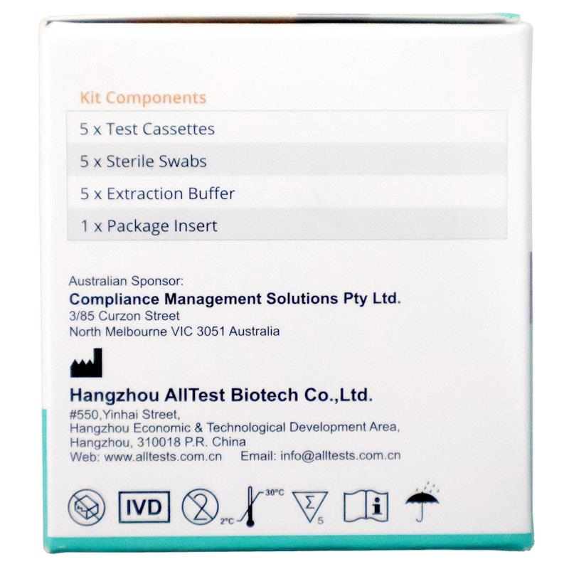 Load image into Gallery viewer, EasyTest COVID-19 Influenza A/B Antigen Combination Nasal Test Kit 5Pack
