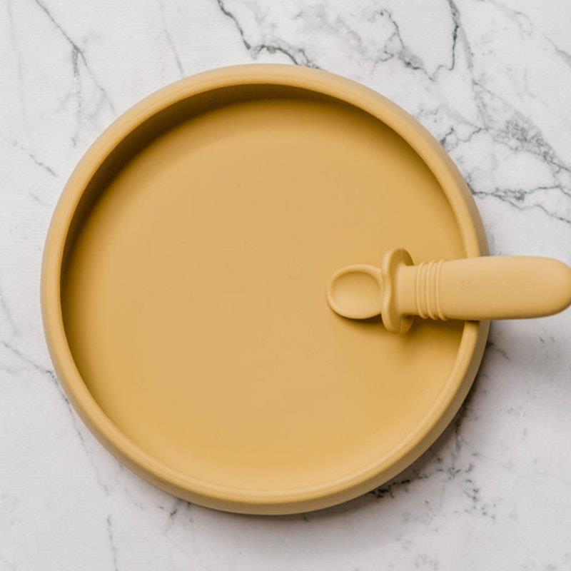 Load image into Gallery viewer, Starting Solids Australia Suckie Scoop Plate Biscoff
