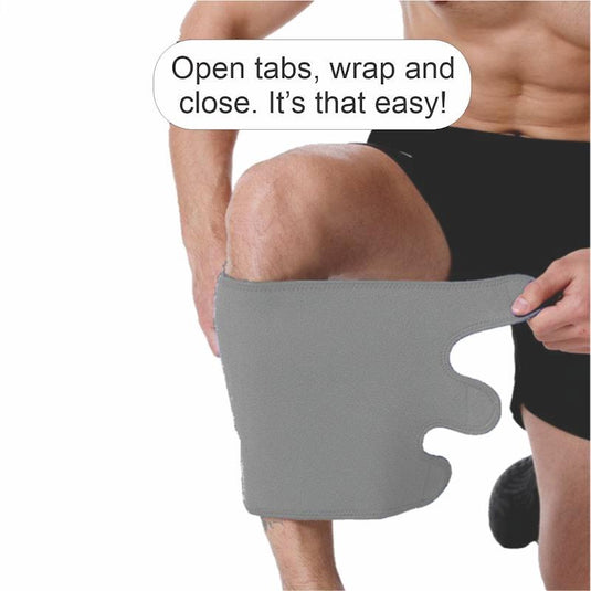 BodyAssist Deluxe Thermal Calf Wrap Grey One Size