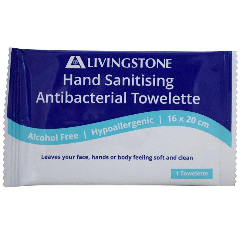 Load image into Gallery viewer, Livingstone Hand Sanitising Antibacterial Towelette Wipe 100/Box 8Pack
