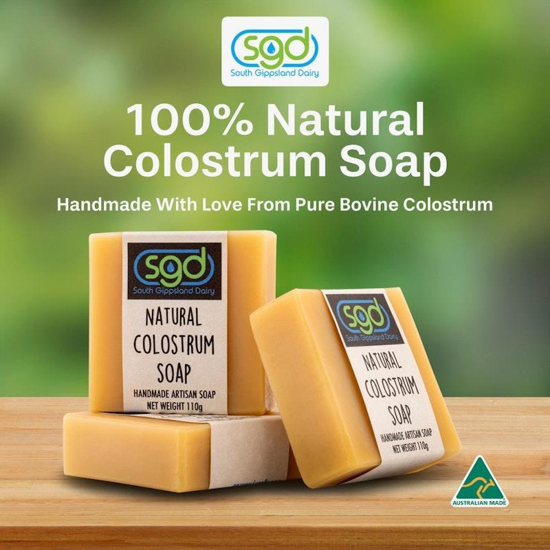 Load image into Gallery viewer, SGD Natural Colostrum Soap 110g 3Pack
