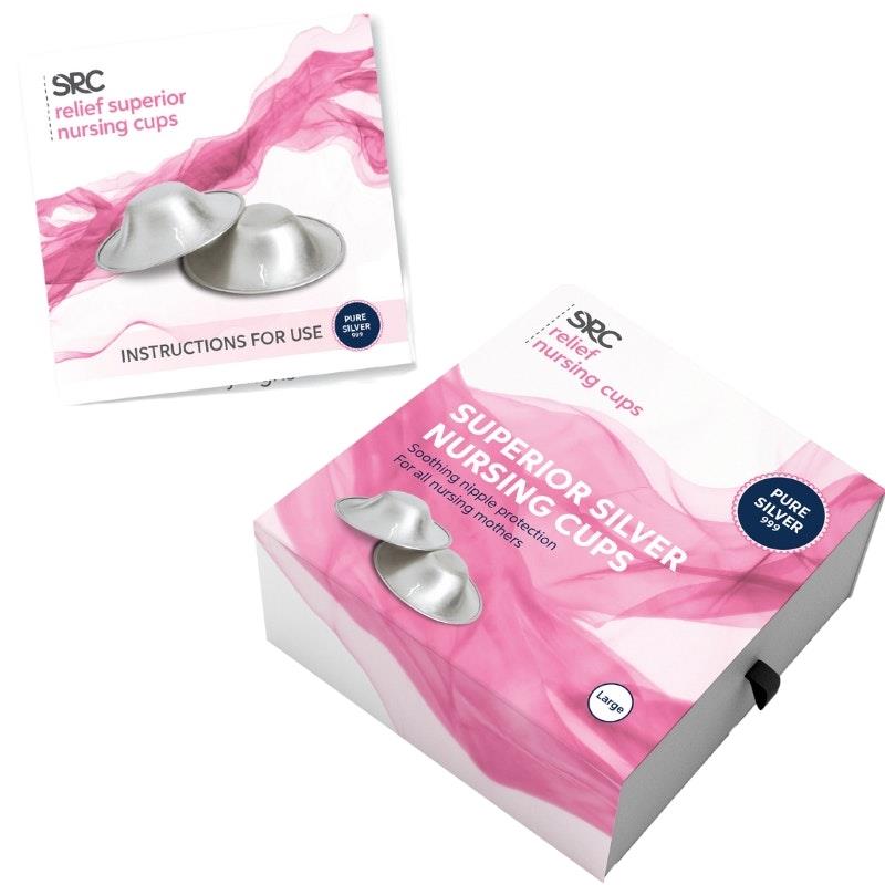 Load image into Gallery viewer, SRC Relief Superior Silver Nursing Cups Regular

