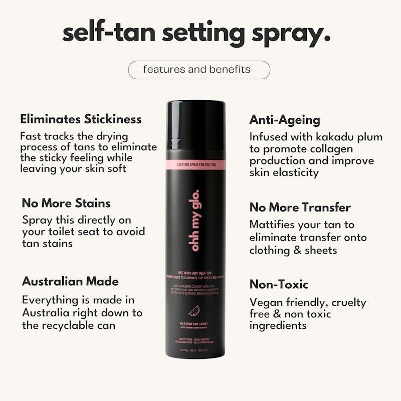 Load image into Gallery viewer, Ohh My Glo Setting Spray for Self-Tan 296ml

