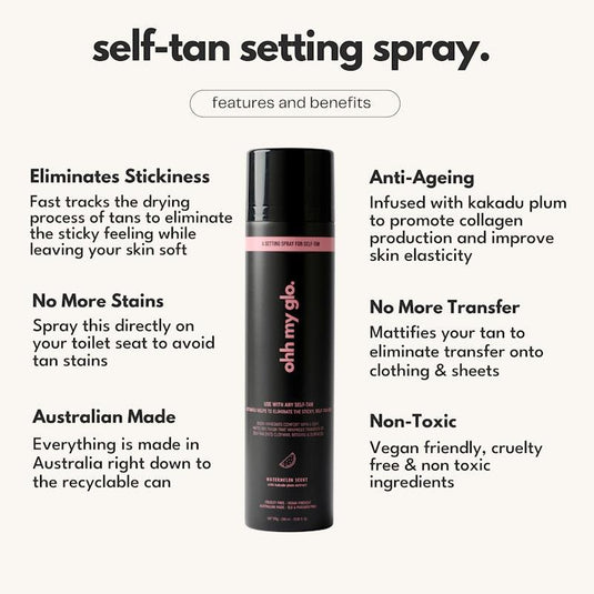 Ohh My Glo Setting Spray for Self-Tan 296ml