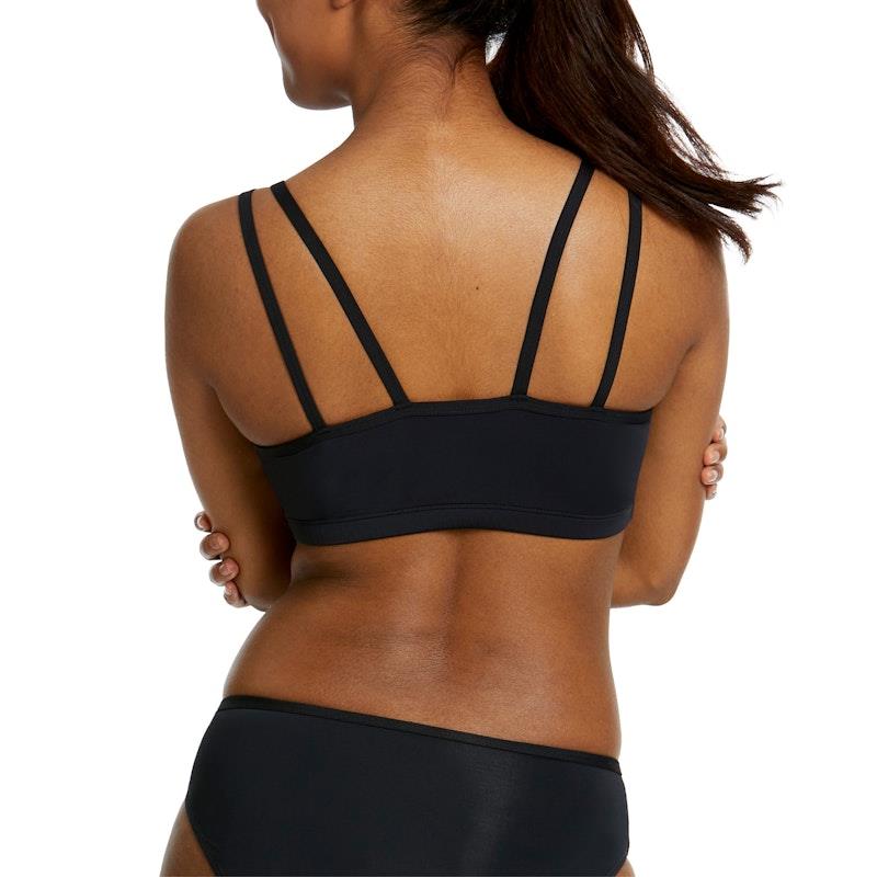 Load image into Gallery viewer, Love Luna Teen Period Bikini Top Black 6-8
