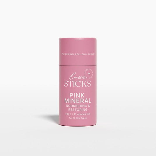 LuxeSticks Pink Mineral Clay Stick 40g