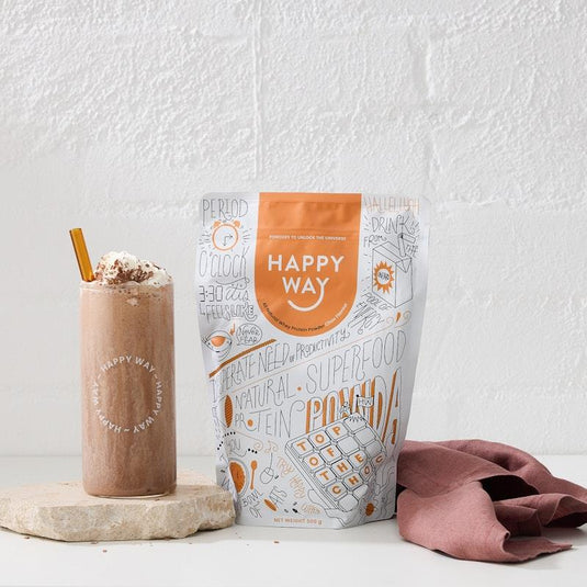 Happy Way Top Of The Choc Whey Protein Powder 500g