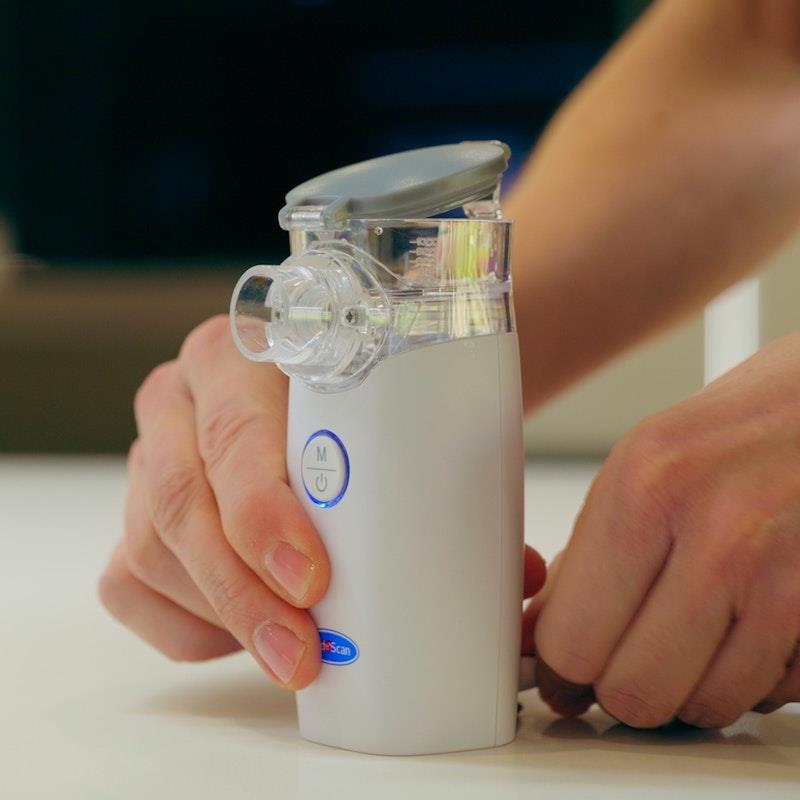 Load image into Gallery viewer, MedeScan Portable &amp; Rechargeable Ultrasonic Mesh Nebuliser 1unit
