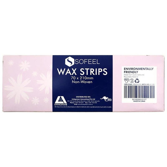Sofeel Wax Strips Gentle Easy For Body and Legs 100 Pieces/Pack