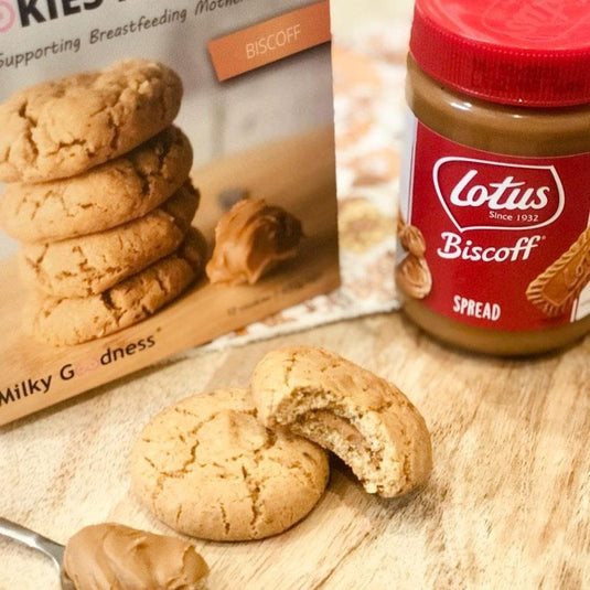 Milky Goodness Biscoff Lactation Cookies (Dairy Free) 12Pack