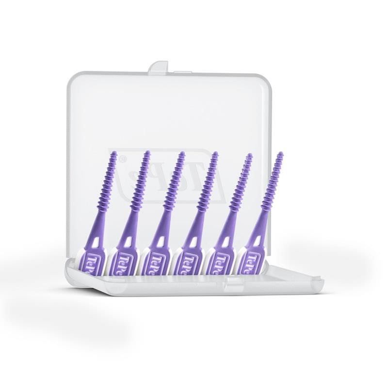 Load image into Gallery viewer, TePe EasyPick Interdental XL Purple 36 EasyPicks
