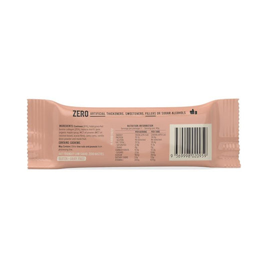 Chief Collagen Protein Bar - Cashew Shortbread 12 Pack
