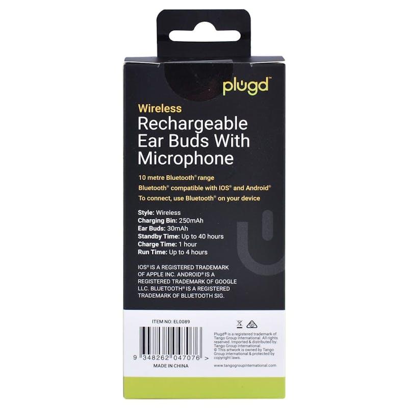 Load image into Gallery viewer, PLUGD Bluetooth Rechargeable Ear Buds with Microphone 1Set
