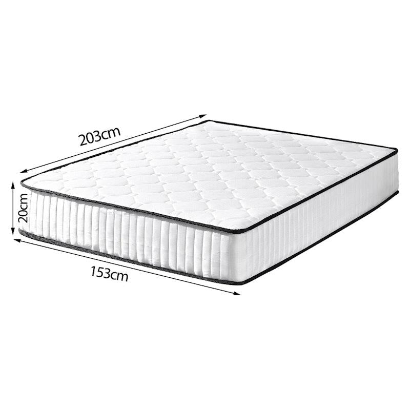 Load image into Gallery viewer, DreamZ Spring Mattress Bed Pocket Tight Top Foam Medium Firm 20CM Queen
