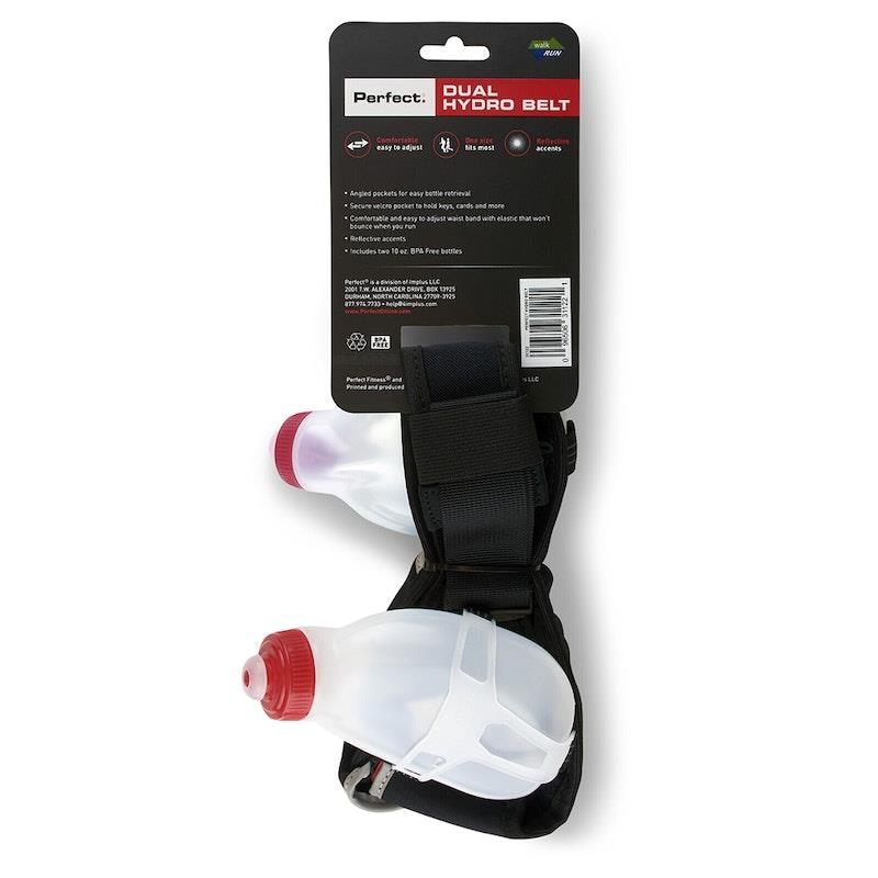 Load image into Gallery viewer, Perfect Fitness Dual Hydration Belt Waist Bag For Running/Walking 1pc
