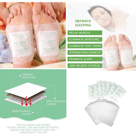 Living Today 42 Pack The Cleansing Detox Foot Pads Patches Bundle
