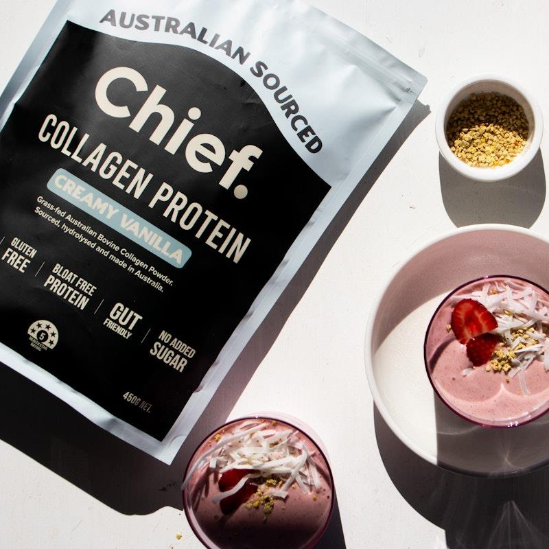 Load image into Gallery viewer, Chief Collagen Protein Powder (30 serves) Creamy Vanilla
