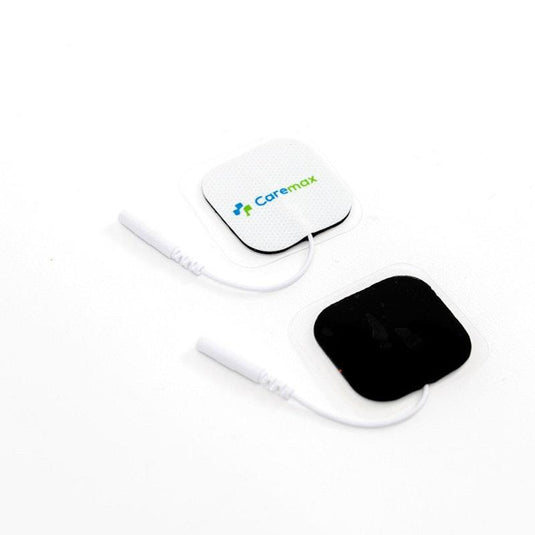 Caremax 4(cm) X 4(cm) Premium Electrode Pads (Pin Connector) 5Pack