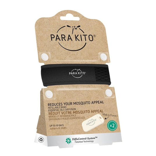 Para'Kito Adult Wristbands - Solid Colour Solid Black