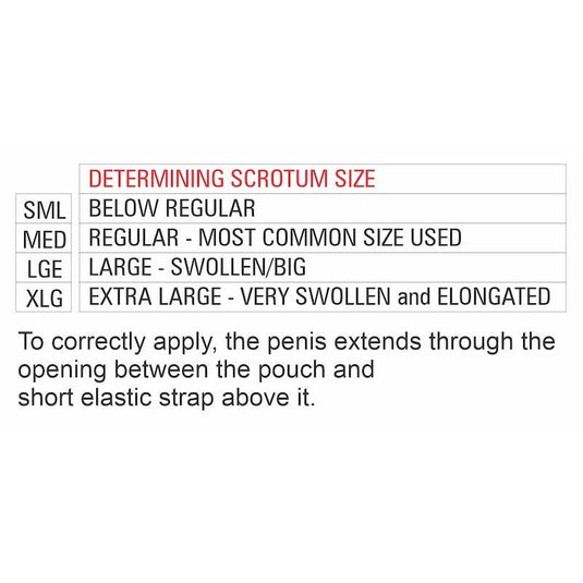 BodyAssist Suspensory Testicular Supporter - SML 1pc