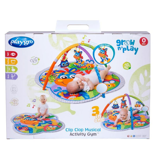 Playgro Clip Clop Musical Activity Gym 1 Piece