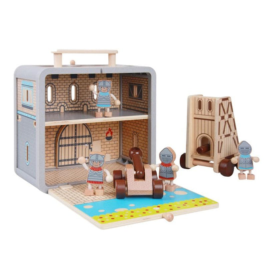 Riababy Wooden Castle Set