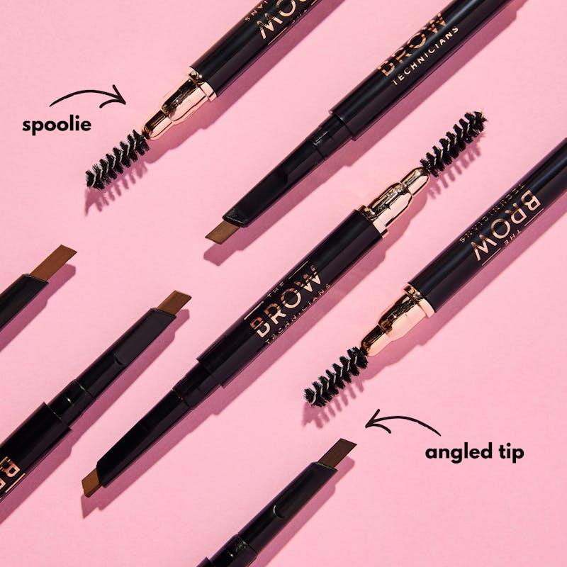 Load image into Gallery viewer, TBT Cosmetics Waterproof Angled Eyebrow Pencil Dark Chocolate
