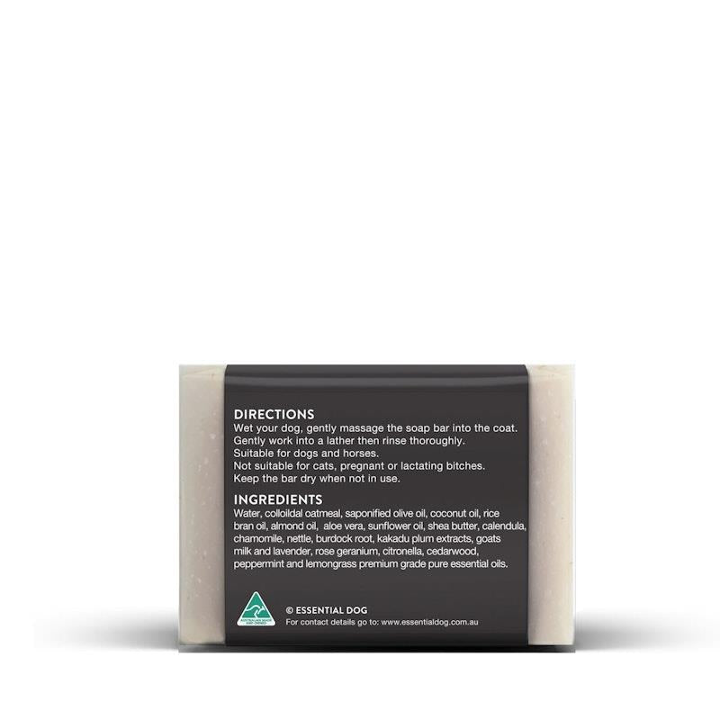 Load image into Gallery viewer, Essential Dog Solid Dog Shampoo Bars (Sensitive) Oatmeal, Lavender &amp; Geranium 3x100g
