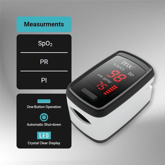 Mx Health Pulse Oximeter 1Unit