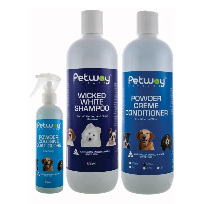 Load image into Gallery viewer, Petway Bright White Dog Grooming Pack Bundle
