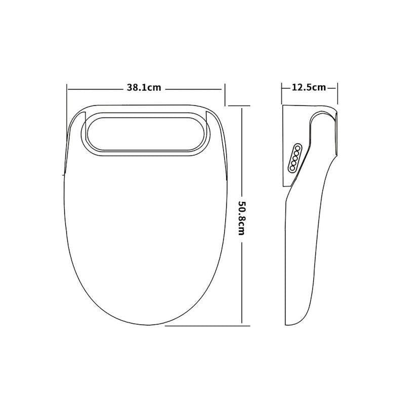 Load image into Gallery viewer, Traderight Electric Bidet Toilet Seat Cover Bathroom Washlet Spray Water Auto Smart Wash 1Unit

