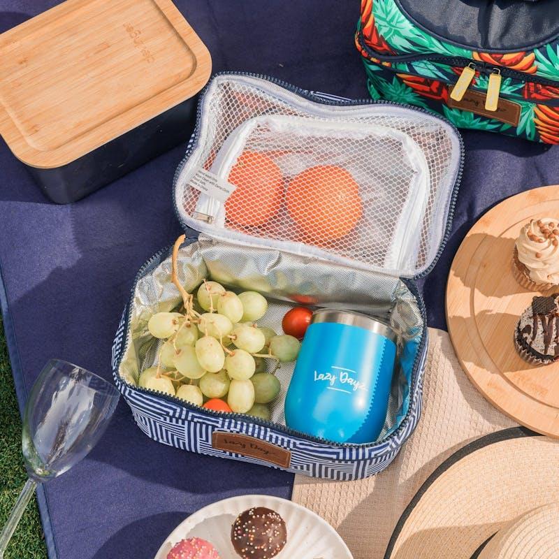 Load image into Gallery viewer, Lazy Dayz Insulated Deluxe Lunch Cooler - Makena 1pc
