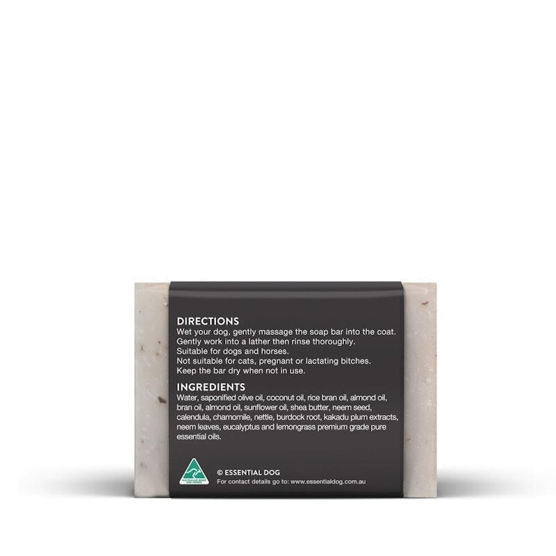Load image into Gallery viewer, Essential Dog Solid Dog Shampoo Bars Neem Seed, Lemongrass and Eucalyptus 3x100g
